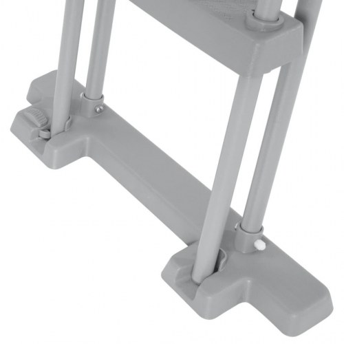 Bestway Flowclear poolstige 4 trin - 122 cm, grå