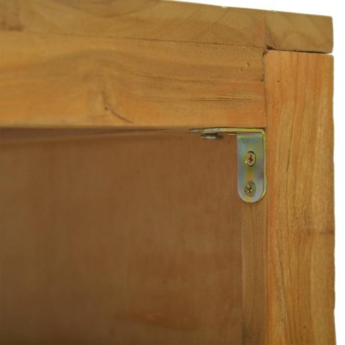 Sofabord 110x35x38 cm teaktræ eroderet finish