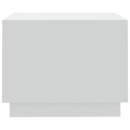 Sofabord 55x55x43 cm spånplade hvid