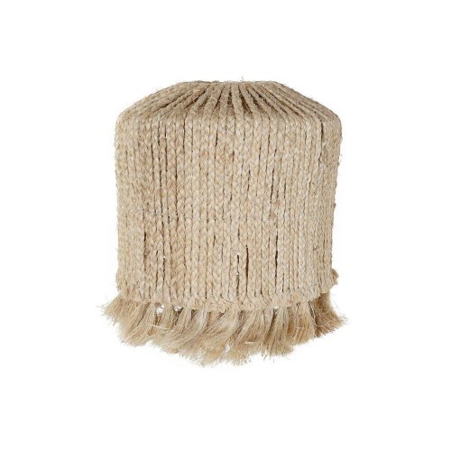 Lampeskærm i metal og fiber, natur 40 × 40 × 50 cm