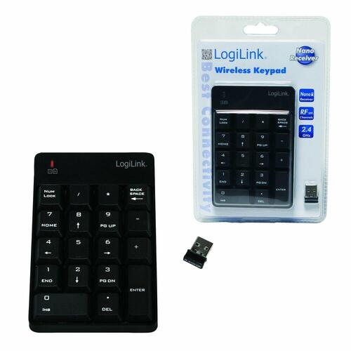 Numerisk tastatur LogiLink ID0120 (OUTLET A+)