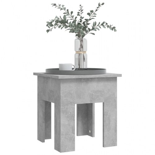 Sofabord 40x40x42 cm konstrueret træ betongrå