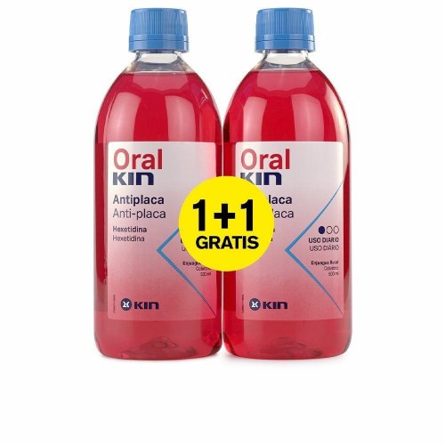 Mundskyl Kin Oralkin Anti-plak - 2 x 500 ml