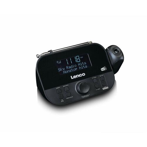 Clockradio Lenco CR-615 Sort (OUTLET A+)
