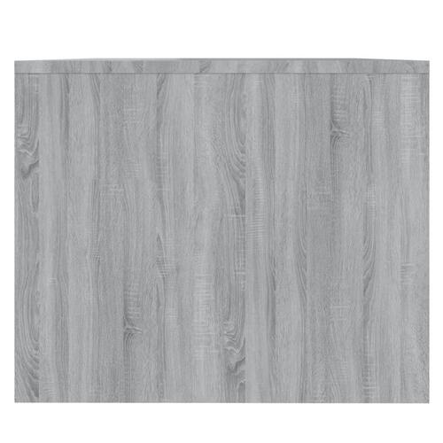 Sofabord 90x50x41,5 cm konstrueret træ grå sonoma-eg