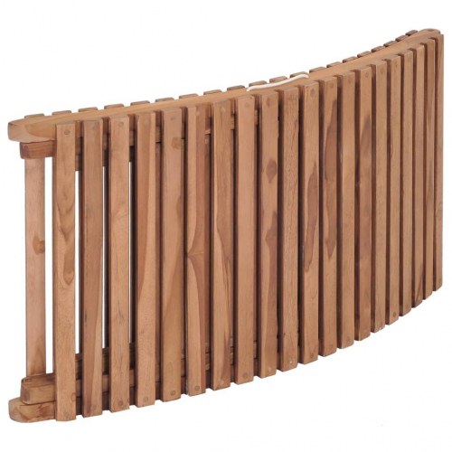 Foldbare liggestole 2 stk. massivt teaktræ