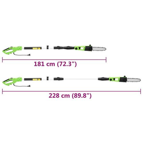 Elektrisk kædesav med teleskopstang 25 cm 710 W