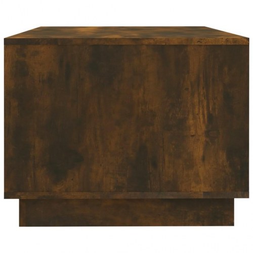 Sofabord i konstrueret træ - 102 × 55 × 43 cm, røget egetræsfarve