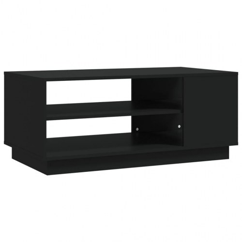 Sofabord i konstrueret træ - 102 × 55 × 43 cm, sort