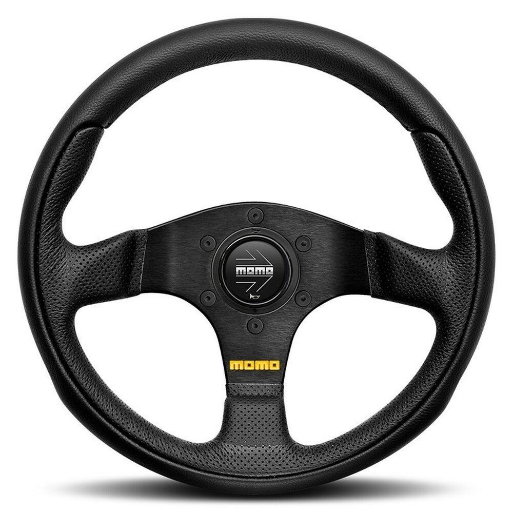 Racerrat Momo Team Sort 28 Cm Læder