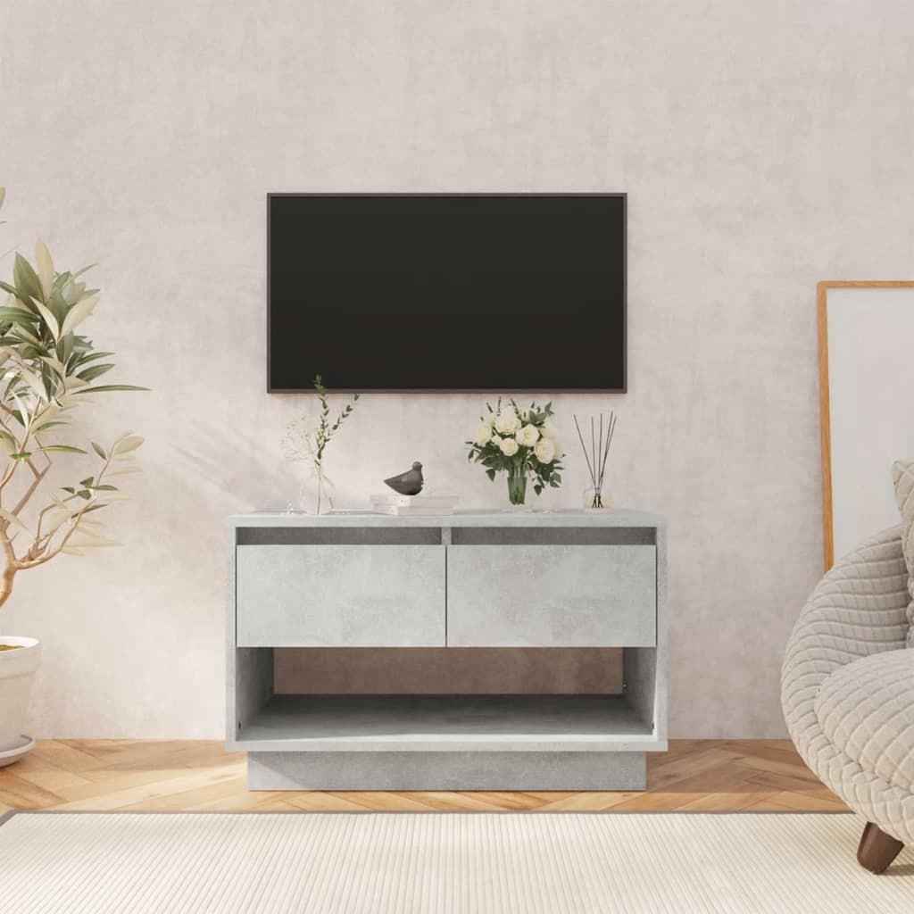 Tv-bord i konstrueret træ - 70 × 41 × 44 cm, betongrå