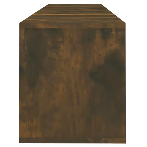 Tv-bord 120x30x40,5 cm konstrueret træ røget egetræsfarve