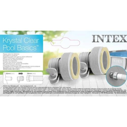 Intex B-adaptere til haveslanger 2 stk. 32 mm til 38 mm