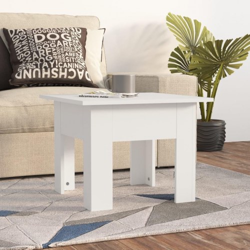 Sofabord 55 x 55 x 42 cm - hvid