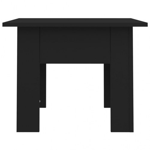 Sofabord i konstrueret træ 55 × 55 × 42 cm - sort