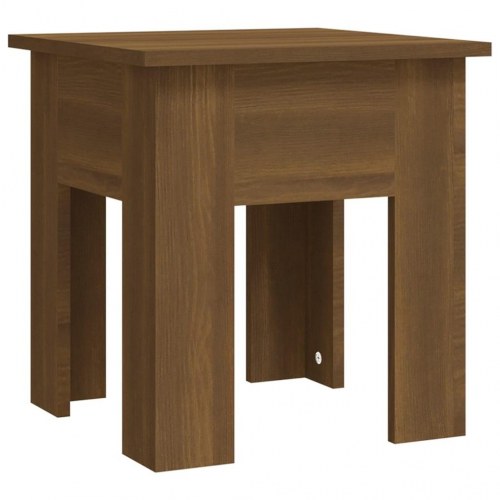 Sofabord 40 x 40 x 42 cm - brunt egetræ