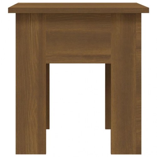Sofabord 40 x 40 x 42 cm - brunt egetræ