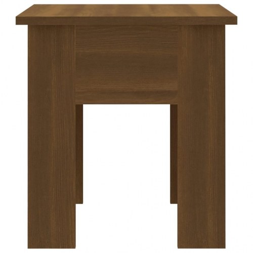 Sofabord 40 x 40 x 42 cm - brunt egetræ