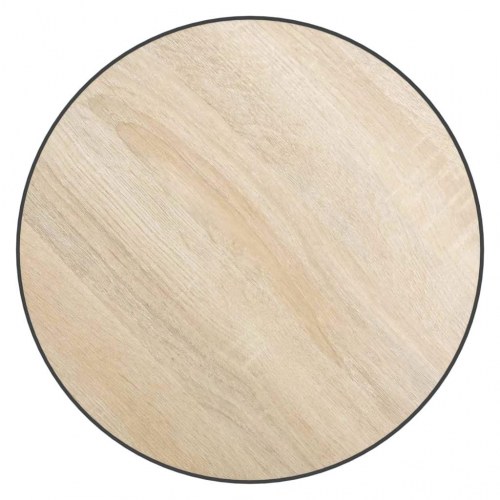 Sidebord Ø35 cm i MDF - sonoma-eg