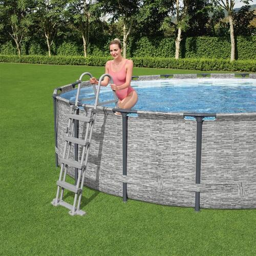 Power Steel swimmingpool 488x122 cm rund
