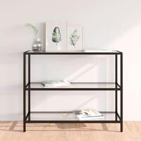 Reol 100x36x90 cm hærdet glas transparent