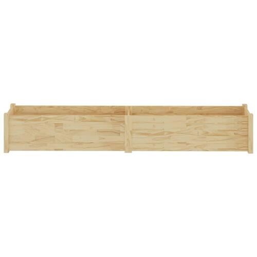 Plantekasser 2 stk. 200x31x31 cm massivt fyrretræ