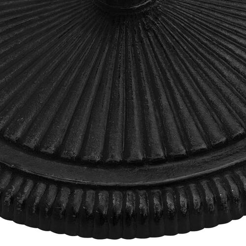 Parasolfod 45x45x30 cm støbejern sort