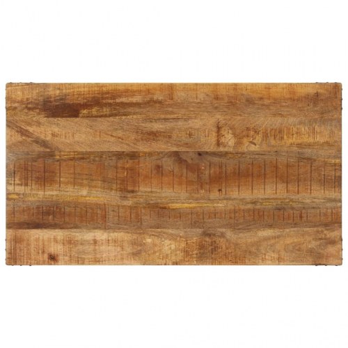 Spisebord i massivt mangotræ - 110 × 60 × 76 cm, industrielt design