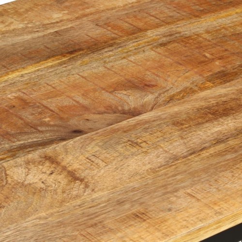 Spisebord i massivt mangotræ - 110 × 60 × 76 cm, industrielt design