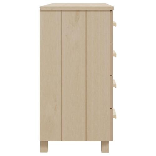 Skænk HAMAR 79x40x80 cm fyrretræ honningbrun