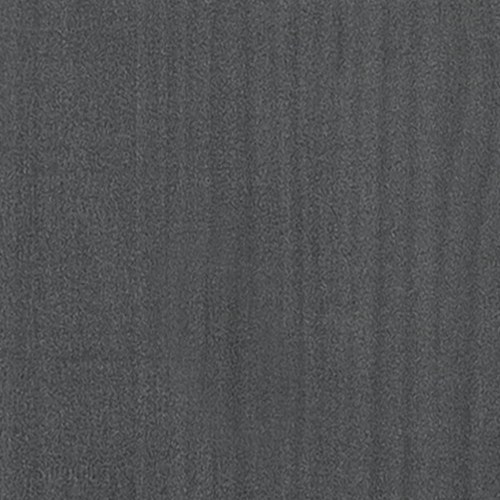 Skænk 70x33x76 cm massivt fyrretræ grå