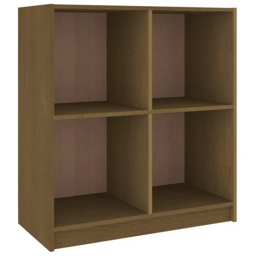 Skænk 70×33×76 cm i massivt fyrretræ - gyldenbrun