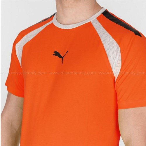 Puma TeamLIGA kortærmet T-shirt til mænd - Orange, str. S