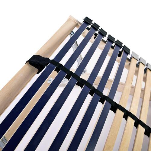 Lamelbunde til seng 2 stk. 42 lameller 7 zoner 70 x 200 cm