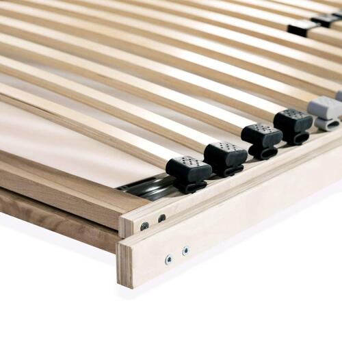 Lamelbunde til seng 2 stk. 28 lameller 7 zoner 80 x 200 cm