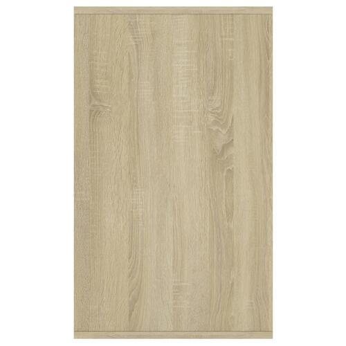 Skænk 135x41x75 cm konstrueret træ sonoma-eg
