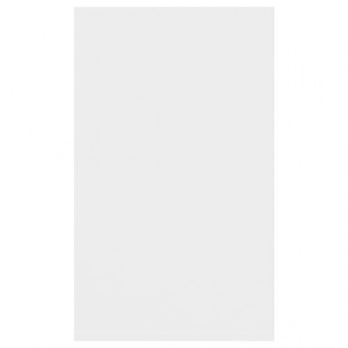 Skænk med 3 skuffer 120x41x75 cm konstrueret træ hvid