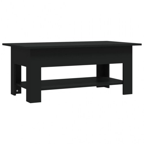 Sofabord i konstrueret træ - 102 × 55 × 42 cm, sort