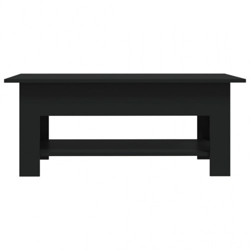 Sofabord i konstrueret træ - 102 × 55 × 42 cm, sort