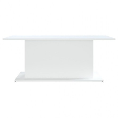 Sofabord 102x55,5x40 cm konstrueret træ hvid