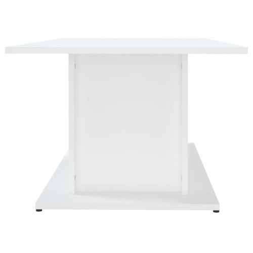 Sofabord 102x55,5x40 cm konstrueret træ hvid