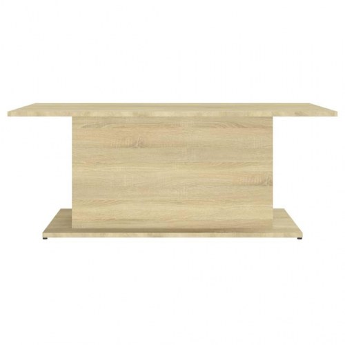 Sofabord i konstrueret træ - 102 × 55,5 × 40 cm, sonoma-eg
