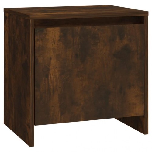 Sengeborde 2 stk. - 45 × 34 × 44,5 cm i konstrueret træ, røget egetræ