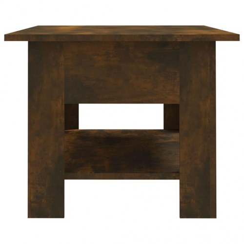 Sofabord 102 x 55 x 42 cm - røget egetræ