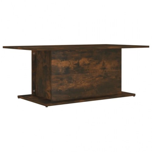 Sofabord i konstrueret træ - 102 × 55,5 × 40 cm, røget egetræsfarve