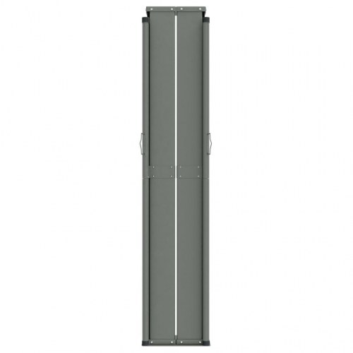 Sammenrullelig sidemarkise 200 × 600 cm - brun