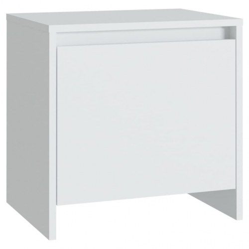 Sengeborde - 2 stk. i hvidt konstrueret træ, 45×34×44,5 cm