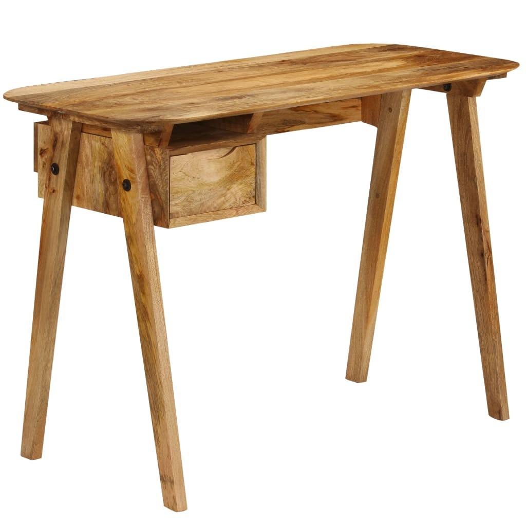 Skrivebord 110x50x76 Cm Massivt Mangotræ