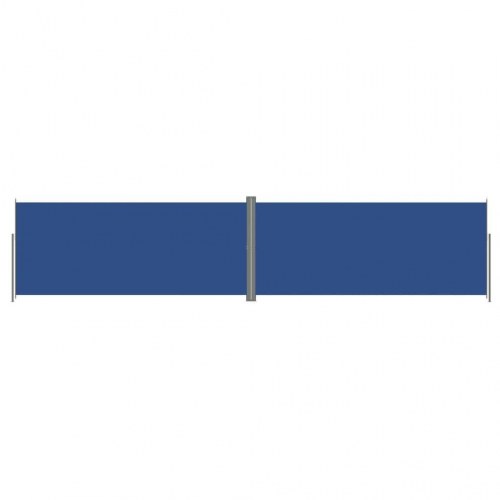 Sammenrullelig sidemarkise 220 × 1.000 cm - blå