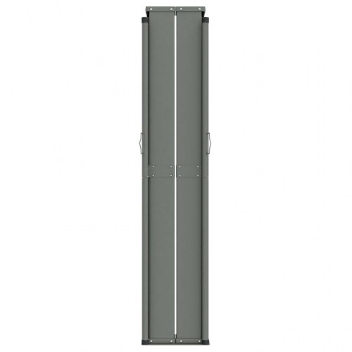 Sammenrullelig sidemarkise 200 × 1.200 cm - sort